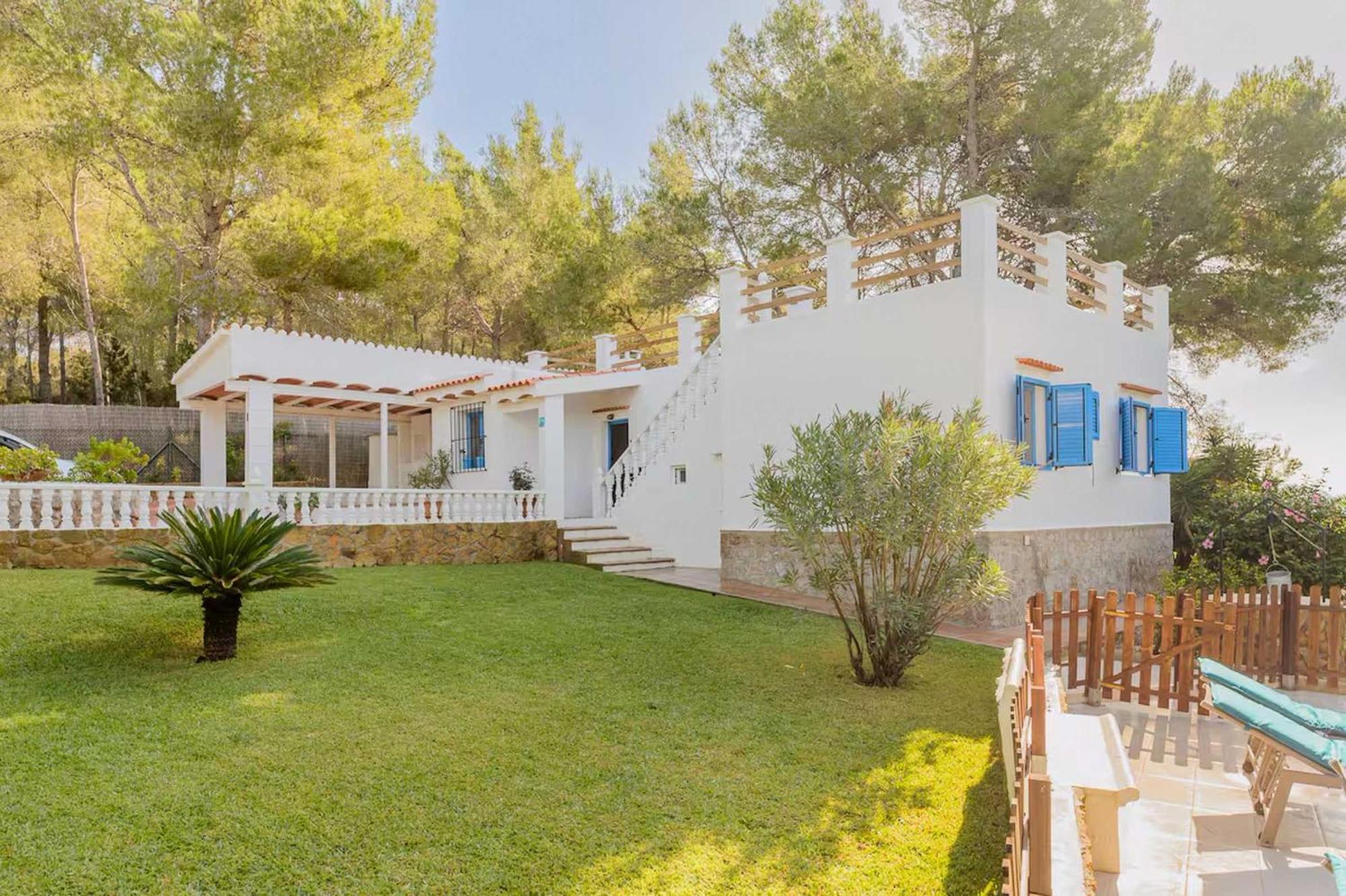 Casa Es Puig Villa Santa Eularia des Riu Bagian luar foto